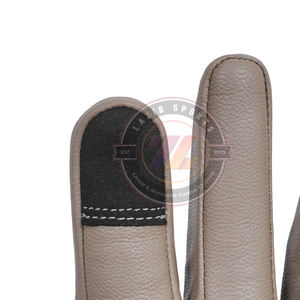 Gants de moto en cuir véritable et maille pour hommes, respirants, pour la conduite estivale, gants de moto à doigts complets, antidérapants - Product Image 4