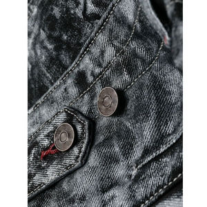 Pantalones Cargo Vaqueros Rectos de Lona con Lavado Ácido para Hombre, Estilo Nuevo 2025, Marca, Casuales, Holgados, Negros, Cintura Media, Transpirables, con Bolsillos Laterales - Product Image 6