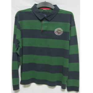 Chemises pour hommes avec technique de broderie, 100% coton, fil teint, manches longues, col boutonné - Product Image 1