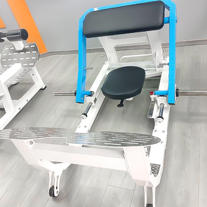 Machine à fessiers à charge libre professionnelle avec fonctions de sécurité réglables pour l'entraînement de force en salle de sport, certifiée CE <span class=keywords><strong>Yongwang</strong></span> WH-1669F - Product Image 2