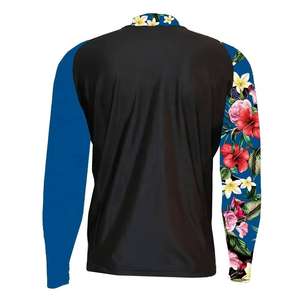 Fabricante de ropa personalizada para hombres Long Rash Guard Gym Camisas de compresión Tela transpirable Logotipo personalizado para MMA BJJ Best - Product Image 3