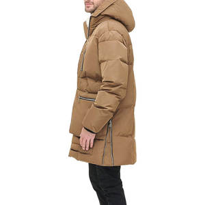 ¡Novedad de 2025! Chaqueta acolchada brillante de invierno Warn para hombre, chaqueta cortavientos acolchada gruesa negra con capucha, chaqueta acolchada con burbujas - Product Image 3