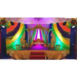 Conjunto de escenario de boda asiático glamoroso Decoración de escenario de boda india por fabricante Decoraciones de boda - Product Image 1