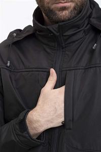 เสื้อแจ็กเก็ตแบบผ้าบุนวมสำหรับผู้ชาย,เสื้อกันหนาวกันน้ำกันฝนกันลมสำหรับเดินป่ากิจกรรมกลางแจ้งพร้อมฮู้ดขายส่ง - Product Image 5