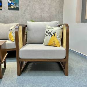 Sillón Individual Sonet, Cómodo Sillón Reclinable de Estilo Moderno Indochino de Mediados de Siglo para Muebles de Oficina en Casa GSD68059 - Product Image 4