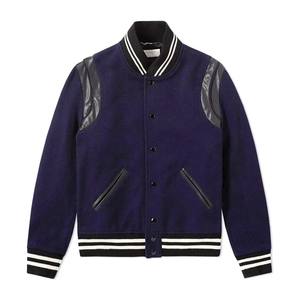 Veste bomber universitaire en laine de style streetwear pour homme, veste de baseball vintage personnalisée OEM pour l'hiver - Product Image 5