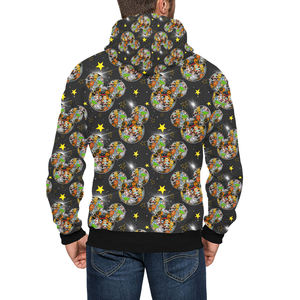 เสื้อฮู้ดพิมพ์ลายซับลิเมชันของผู้ชายเสื้อมีฮู้ดผู้ชายสำหรับฤดูใบไม้ร่วงฤดูหนาวไซส์ใหญ่พิเศษ - Product Image 2