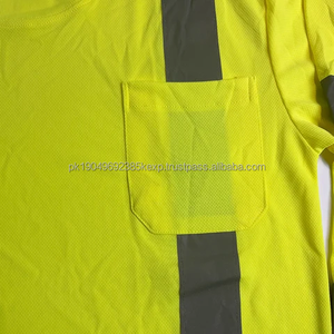 Camiseta de Seguridad Reflectante de Manga Larga de Poliéster con Logotipo Personalizado para Hombre, Camisetas de Trabajo de Alta Visibilidad para Construcción - Product Image 5