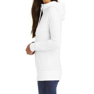 Sudaderas con Capucha de Primera Calidad, 100% Algodón, Color Sólido, Corte Ajustado, Cierre Frontal con Cremallera, Logotipo, Anti-Pilling, Transpirables para Mujer - Product Image 3