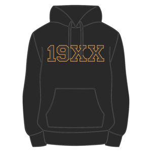Sweat à capuche brodé Alpha APA Premium Noir Vêtements de fraternité grecque Année de fondation 190X Divine Nine HBCU Vêtements personnalisés - Product Image 2