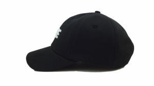 High Quality Minimalist Style for Everyone, Custom Embroidered Logo 6 Panel Black Baseball Cap, Crafted in Vietnam Manufacturer - Product Image 4