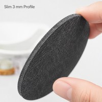 Sous-verre rond en feutre 3 mm, tapis de tasse non tissé, dessous de tasse, protection de table résistante à la chaleur pour café, thé et boissons