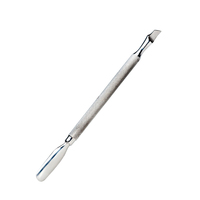 Pousse-cuticules double extrémité en acier inoxydable de haute qualité avec finition hautement polie, outil de manucure professionnel réutilisable