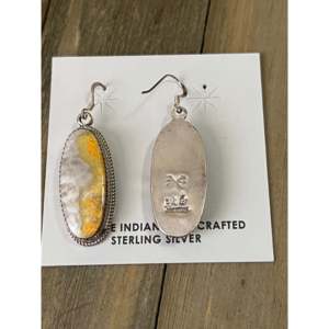 REDA galvan Bumblebee Jasper & ต่างหูห้อยไข่มุกน้ำจืดรูปหัวใจเพชรต่างหูแต่งงานน่ารักแบบห้อย - Product Image 5