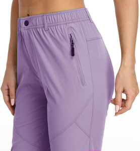 Pantalones de Mujer para Exteriores, Multibolsillos, Impermeables, Resistentes al Viento, de Lona, Corte Regular, Elásticos, Servicio Personalizado OEM, Alta Calidad - Product Image 2