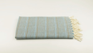 Assos Peshtemal Turkish <b>Towel</b> Stone Grey Color Organic <b>Hammam</b> <b>Towels</b> Pestemal - Product Image 5