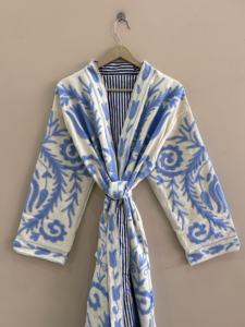 Vintage Style Floral Suzani Jacket For <b>Women</b> Long <b>Kimono</b> Duster Jacket Embroidered Coat - Product Image 5