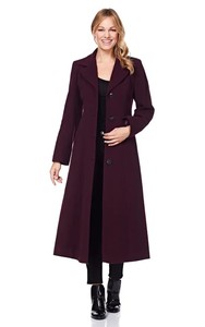 Veste longue en laine pour femmes, col double, amovible, vente chaude, haute qualité, mode, vente en gros - Product Image 3