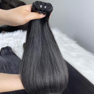 Vente flash de cheveux bruts en stock paquet droit trame de cheveux non traités trame de génie au Viet Nam fournisseur cheveux Thanh An prêt à expédier - Product Image 5