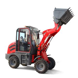 Mini-chargeuse compacte sur pneus avec cabine, moteur diesel 75 kW, 4x4, godet pour travaux agricoles et de chantier - Product Image 6