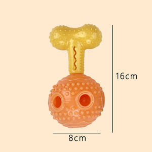 Jouets de drainage pour animaux de compagnie, vente en gros, jouets à mâcher interactifs en silicone durable résistant aux morsures pour l'entraînement des chiens - Product Image 2