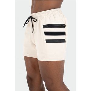 TEX nueva llegada bolsillos algodón sudor entrenamiento Casual Jogging entrenamiento ropa deportiva correr Atlético gimnasio hombres entrenamiento pantalones cortos Fitness - Product Image 1