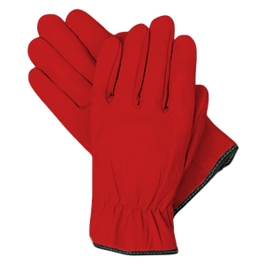Guantes de conducción resistentes a la abrasión anticortes de alta calidad Guantes de seguridad de jardinería para trabajadores de cuero de grano de cabra para conducir - Product Image 6