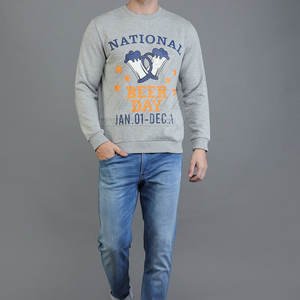 Bas quantité minimale de commande Quick Dry Basics Sweatshirts Pour Hommes Personnalisé Votre Propre Conception Pull Hommes Sweatshirts - Product Image 5