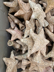 Adornos de árbol de Navidad de ratán tejidos a mano, decoración del hogar, artesanía ecológica de Vietnam - Product Image 2