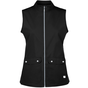 Conception unique Zip Up Stretch Active Knit Panel Bas quantité minimale de commande Femmes Haute Qualité Soins Infirmiers Scrubs Gilet Uniformes D'hôpital Avec Poches - Product Image 6