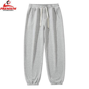Pantalon en molleton de coton confortable pour homme avec cordon de serrage, logo personnalisé, poches, design unique, qualité OEM, nouveau modèle - Product Image 2