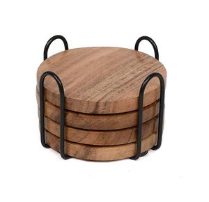 Posavasos de metal de acero inoxidable con soporte de acero inoxidable para habitaciones y oficinas porciones de tazas de té real - Product Image 4