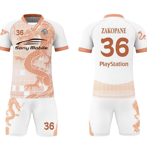 2023-2024 vente en gros vêtements de sport de football pour hommes à séchage rapide maillot d'équipe de football pour garçons uniforme d'entraînement à séchage rapide avec tissu tricoté - Product Image 1