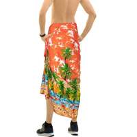 Ropa de Playa, Nuevo Pareo de Moda, Pareo de Bali, Pareo Samoano, Lavalava Tradicional Masculino, Ropa Étnica, Pareo Largo Estampado