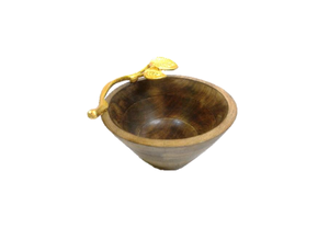 Oretrove ชามเสิร์ฟทำจากไม้ทรงกลมชามใส่สลัดผลไม้ขนาดใหญ่และแป้งสำหรับงานปาร์ตี้ในครัวบ้านของขวัญคริสต์มาส - Product Image 2