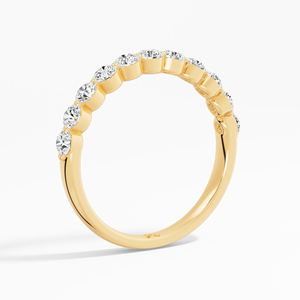 แหวนเพชรสำหรับงานแต่งงาน14K 18K ที่ผ่านการรับรอง VVS-VS หรูหราขนาด0.66กะรัตเครื่องประดับที่ผ่านการรับรองพิเศษส่งตรงจากห้องทดลอง - Product Image 5