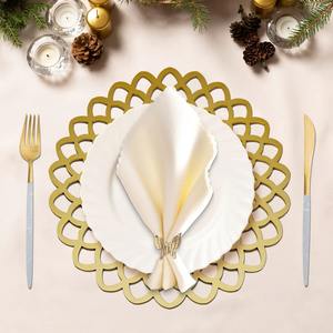 Premium <b>Butterfly</b> Gold Metal Napkin Ring for Classy Table Setup Home Dining <b>Parties</b> Holiday Events and Gifting From India - Product Image 4