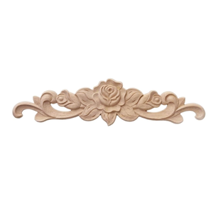 Appliques en bois massif pour meubles décoratifs, détails sculptés pour des intérieurs classiques et intemporels - Product Image 1