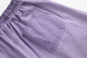 Pantalones Cortos Retro de Algodón 100% Lavado de 290 g/m² para Hombre Bigwood, Casuales, de Verano, Transpirables, de Cintura Media Elástica, Estilo Vintage - Product Image 4