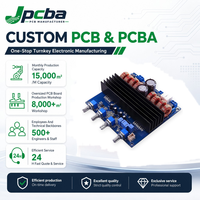 Amplificateur audio haute puissance personnalisé, PCBA, dissipateur thermique en aluminium, inducteur toroïdal, masque de soudure bleu, assemblage SMT DIP