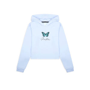 Sudadera con Capucha para Niñas con Logotipo Personalizado e Impresión, Tejido Suave de Algodón/Poliéster, Ropa Casual, Mangas Completas, Material Ajustable, Servicio OEM - Product Image 1