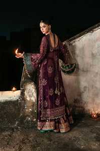 Vestido Lehenga Choli Anarkali con Pedrería para Mujer, con Acabado de Lujo Estilo Nupcial, Ropa de Fiesta Pakistaní - Product Image 3