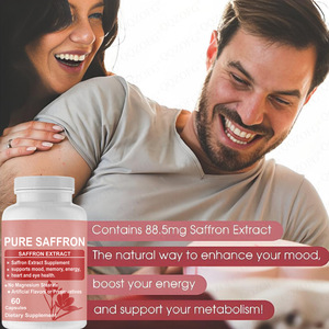 Suplementos de azafrán de etiqueta privada Extracto de azafrán puro Estado de ánimo | Enfoque | Visión | Soporte energético para mujeres y hombres Cápsulas de azafrán - Product Image 4