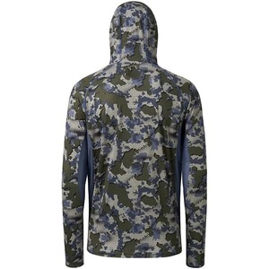 Men's Lightweight Breathable Camo Hooded Pullover UPF 50 <b>Fishing</b> Hunting Face <b>Mask</b> Plus Size Customization - Product Image 5