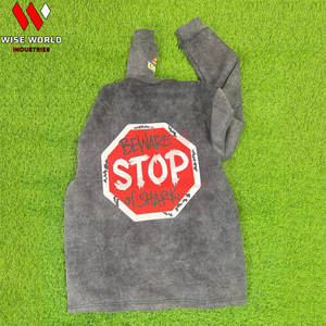 Sweat-shirts d'hiver pour hommes en coton de haute qualité, poids lourd, vente en gros, impression de logo personnalisée, broderie, sweat-shirt à col roulé de qualité supérieure - Product Image 6