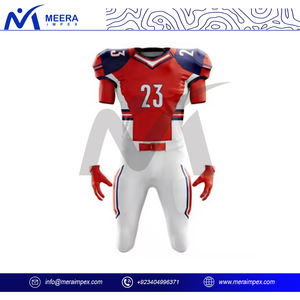 Ensemble de maillots de football américain sublimé pour hommes Nom de l'équipe personnalisé Numéro Tackle Sergé Uniforme Respirant Athlétique Game Day Gear - Product Image 3