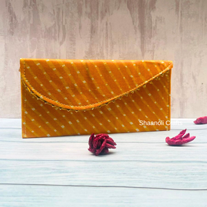 ซองจดหมายอินเดียลายลูกไม้โกต้าซองผ้าหรูหราสำหรับใส่เงินของเพื่อนเจ้าสาวคืนของให้เป็นของขวัญซองสำหรับงานแต่งงาน - Product Image 6