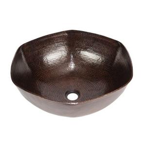 Lavabo de baño de cobre Tamaño personalizado Lavabo hecho a mano Nuevo diseñador Fregadero de cobre Vintage para hotel y restaurante - Product Image 4