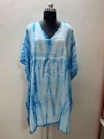 Royaume-Uni en gros de haute qualité cravate teinture cordon réglable femme robe porter caftan plage vacances fête tenue vacances respirant