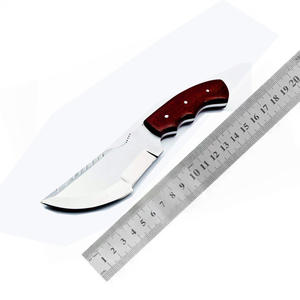 มีดล่าสัตว์ตั้งแคมป์กลางแจ้งพร้อมใบมีดสแตนเลสปรับแต่งได้ด้าม G10 - Product Image 6